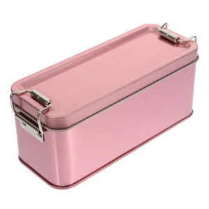 Tinplate Storage Container Simple Biscuit Case Metal Candy Case With Lid Home - Picture 1 of 12