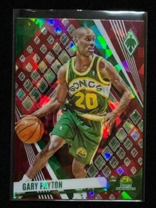 Gary Payton 2023-24 Panini Phoenix Red Cracked Ice #27 Seattle SONICS - Picture 1 of 2