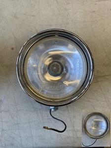 Vintage 2pc Fireworks 5" CHR Round Halogen Headlight W/Bezel & Glass Lens #1012 - Bild 1 von 9