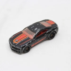 Hot Wheels '10 Camaro SS TM GM Black W/ Stripes Die Cast Car Loose - Picture 1 of 4