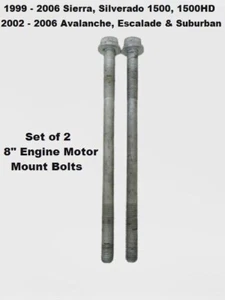 99 to 07 Silverado Sierra 10.9 8" Pentagon Engine Motor Mount Bracket Bolts 2pcs - Picture 1 of 7
