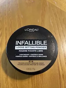 L'Oreal Infallible Loose Setting Powder #614 Translucent Medium-Deep H-14 - Picture 1 of 2
