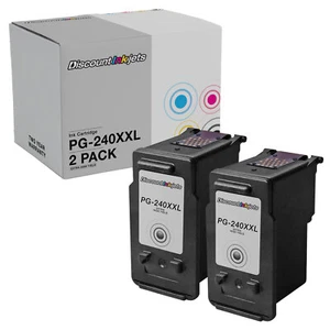 2 PG-240XXL BLACK for Canon 5204B001 PIXMA MX459 MX392 MG2220 MG3122 MX512 MX432 - Picture 1 of 7