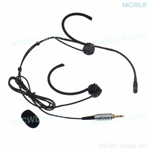 3.5mm Jack Lock Cardioid Head Microphone for Laptop PC Wireless System Foldable - Picture 1 of 8