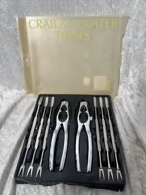 Juego de 8 piezas de herramientas para cangrejos y langostas RSVP International de alta resistencia de acero inoxidable  Foto 1 de 4