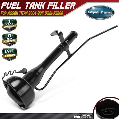 Cuello de llenado del tanque de combustible para Nissan Titan 2004 2005 2006 2007 2008 2009 2010 2011 Foto 1 de 4