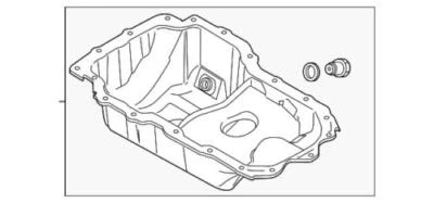 Genuine Kia Oil Pan 21510-2M000 - Image 1 of 2