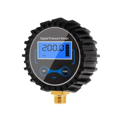 200PSI Digitaler Reifen Druckmesser LCD Manometer 1/4 13MM Mit LED Licht - Bild 1 von 4