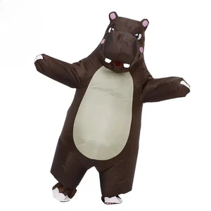 Hippopotamus Mascot Costume Adult Outfit Suit for Adult Cosplay Fuuny Suit - Picture 1 of 10