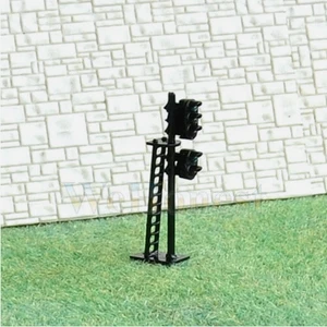 4 x N scale model railroad block signals railway train LED made 3+2 aspect #N32 - Picture 1 of 7