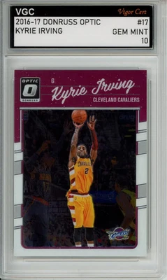 2016-17 PANINI DONRUSS OPTIC #17 KYRIE IRVING VGC GEM MINT 10 J83 - Image 1 of 4