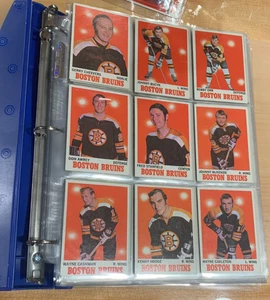 Juego de hockey Topps 1970-71 131/132 cartas sin lista de verificación EX-EX+ Orr, Perreault+ - Imagen 1 de 23