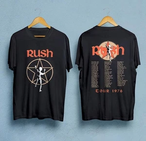 T-Shirt Rush Band Musik Tour 1976 Geschenk alle Fans alle Größen - Bild 1 von 2