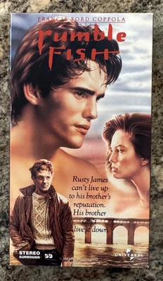 RUMBLE FISH-RARE (VHS 1997) FRANCIS FORD COPPOLA MATT DILLON MICKEY ROURKE Foto 1 de 4