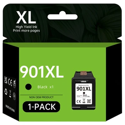 901XL Ink Cartridge Replaces For HP 901 Officejet 4500 J4580 J4550 J4540 J4680 - Image 1 of 4