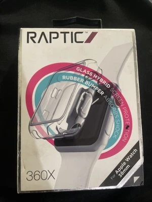 Funda Protectora Raptic 360x Transparente 38mm para Apple Watch Foto 1 de 3