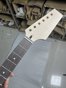 Cabezal de paleta sin pintar arce 22 trastes mástil de guitarra eléctrica para tele cuerpo hágalo usted mismo - Imagen 1 de 7