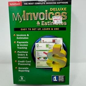 Avanquest BEST SELLING My Invoices & Estimates Deluxe Windows w/ Activation Code - Bild 1 von 5