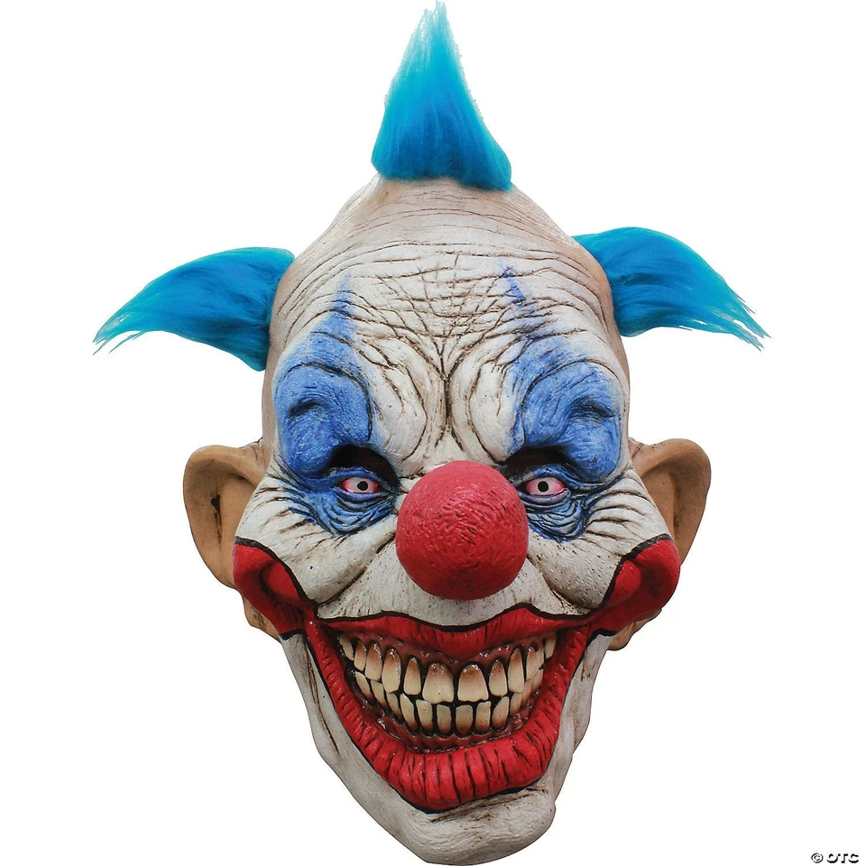 Creepy Clown Mask – Scary Halloween Costume Accessory Cosplay Prop - Image 1 of 1