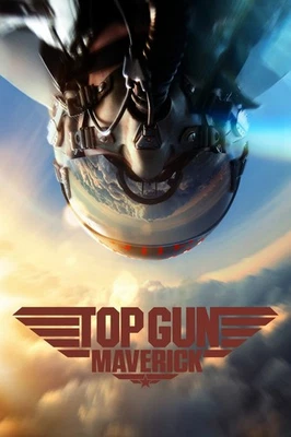 NEW TOP GUN MAVERICK 2022 MOVIE POSTER PREMIUM WALL ART PRINT SIZE A5-A1 - Image 1 of 4