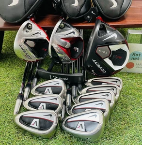NIKE Fullset COVERT VRS 1w 3w 5w Vr Iron 56789PAS 12Pics S SR Flex RH Golf Club - Picture 1 of 24