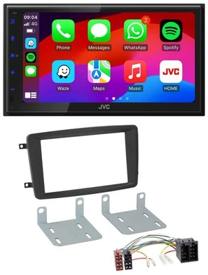 JVC Bluetooth 2DIN MP3 DAB USB Autoradio für Mercedes C-Klasse CLK Viano Vito sc - Bild 1 von 4