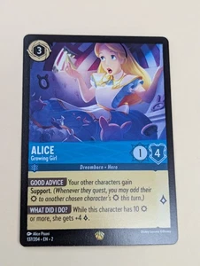 Disney Lorcana Alice - Growing Girl 137/204 Legendary NON-FOIL NM - Bild 1 von 10