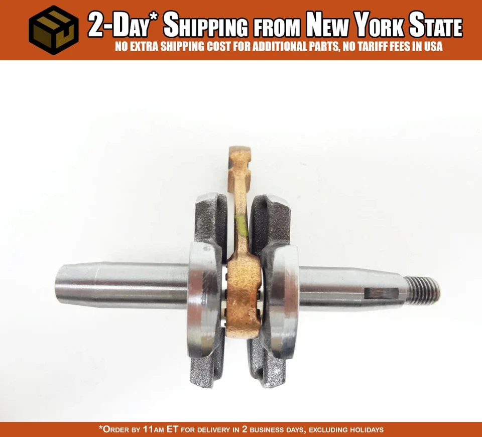 Коленчатый вал для газового двигателя King Motor 23–29 куб. см и 32 куб. см 28 мм - Изображение 1 из 1