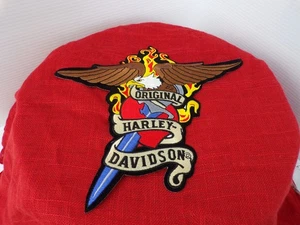 Harley-Davidson Parche Águila Bordado Grande Hierro Sobre Águila Llamas Espada - Imagen 1 de 4