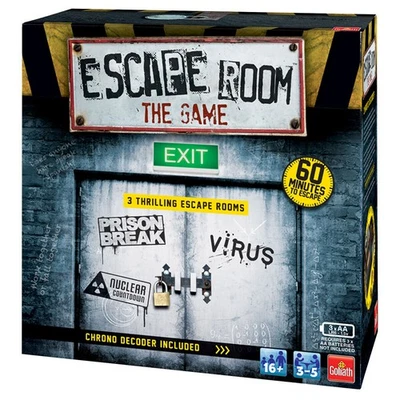 Escape Room Board Game 3 Escape Rooms Fun Family Party Game Goliath Brand New - Image 1 of 4