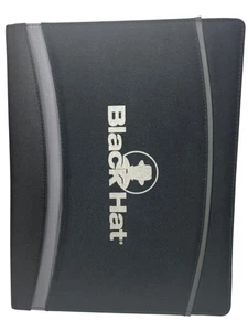 Linux Black Hat zweifach gefaltete Dokumentenmappe mit Papierblock Business Cyber Sicherheit IT - Bild 1 von 15