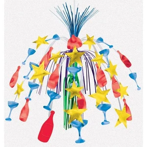 NEW YEAR'S HANGING CASCADE DECORATION  (1) ~ Party Supplies Ceiling Party Stars - Picture 1 of 1