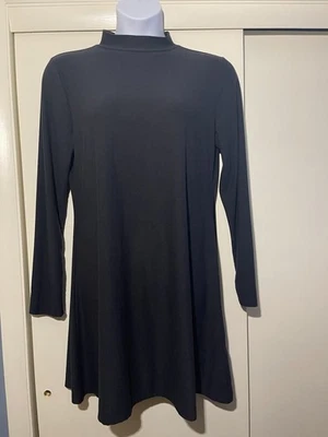 Vestido negro manga larga línea A XXL Foto 1 de 3