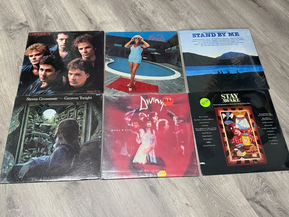Lot of 6 SEALED good  Pop & Rock  vinyl record albums     -  good stuff  LOT A14 Foto 1 de 1