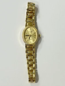Brandneue authentische Vicence 14K Gelbgold Damen Quarzuhr - Bild 1 von 9