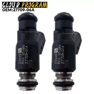27709-06A NEW Harley Davidson Motorcycle Engine Fuel Injector 25 Degree 2PC - Foto 1 di 4