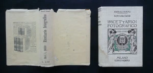 Ricettario Fotografico Luigi Sassi Hoepli Milano 1914 5°Edizione Fotografia - Foto 1 di 5