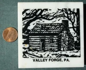 1960-70 Era Valley Forge Pennsylvania recuerdo pisapapeles mármol pesado GENIAL--- - Imagen 1 de 1