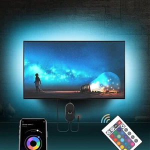 Led TV Hintergrundbeleuchtung 55 Bis 75 Zoll,Smart Led App Steuerbar 5050 Led Ba - Bild 1 von 7