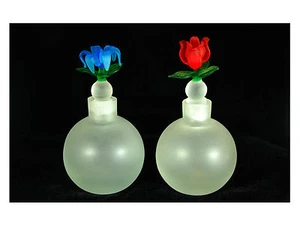 Dos elegantes botellas de flores de perfume #9 - Imagen 1 de 7