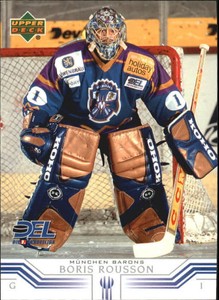 2001-02 (HKY) German DEL Upper Deck #191 Boris Rousson - NM-MT