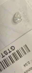 Diamant , Pear brilliant , 0.53 carat , farbe K , klarheit I1 - Bild 1 von 6