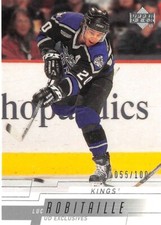 2000-01 Upper Deck Exclusives Tier 1 #80 Luc Robitaille /100