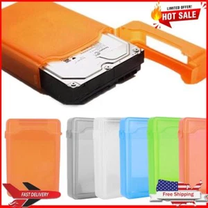 Boîtier de disque dur IDE SATA 3,5 pouces boîtier de disque dur en plastique multicolore - Photo 1/27