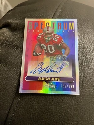2023 Panini Absolute Garrison Hearst Auto #/199 Spectrum Signatures Holo SP MINT - Image 1 of 2