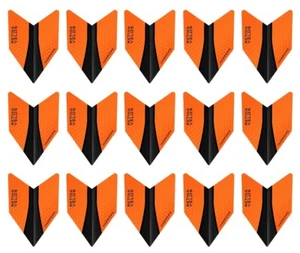 5 New Sets Harrows Retina X Velos Dart Flights - Ships w/ Tracking - Orange - Picture 1 of 1