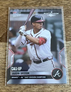 Topps Now 2022 postemporada #PS-37 VAUGHN GRISSOM BRAVES llamada impresión tirada 1439 - Imagen 1 de 2