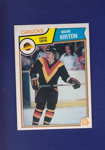 Mark Kirton 1983-84 O-PEE-CHEE OPC Hockey #352 (NM) Vancouver Canucks