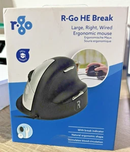 R-GO HE Break Ergonomische Medium Maus für Linkshänder, Verkabelt - RGOBRHESML - Bild 1 von 1