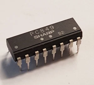 1 Stck.PC849 Sharp Optocoppler DIP16 - Bild 1 von 1